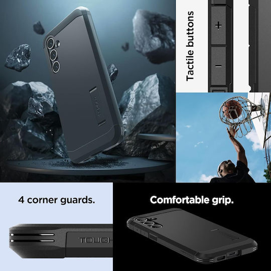 Spigen Tough Armor Back Cover Πλαστικό / Σιλικόνης 2mm Μαύρο (Galaxy S23 FE)