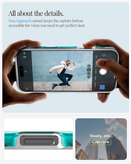 Spigen Classic C1 Back Cover Silicone Blue (iPhone 16 Pro Max)