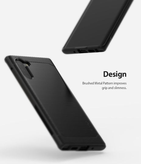 Ringke Onyx Back Cover Σιλικόνης Μαύρο (Galaxy Note 10)