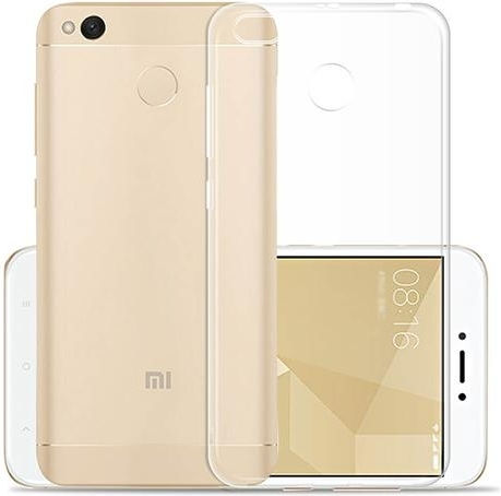 Xiaomi Umschlag Rückseite Silikon 0.8mm Transparent (Redmi 4x)