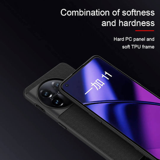 Nillkin Textured Back Cover Πλαστικό Μαύρο (OnePlus 11)