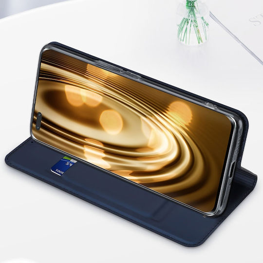 Dux Ducis Skin Pro Портмоне Изкуствена кожа Син (Honor Magic5 Pro)