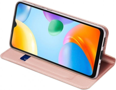 Dux Ducis Skin Pro Book Δερματίνης Ροζ (Xiaomi Redmi 10C)