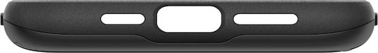 Spigen Slim Armor CS Umschlag Rückseite Silikon / Kunststoff 2mm mit Kartenhalter Schwarz (iPhone 15 Pro)