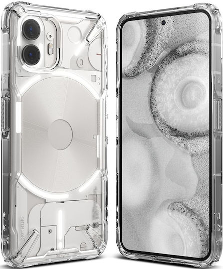 Ringke Fusion X Clear Back Cover Silicon 2mm cu Curea Transparent (Nothing Phone 2)