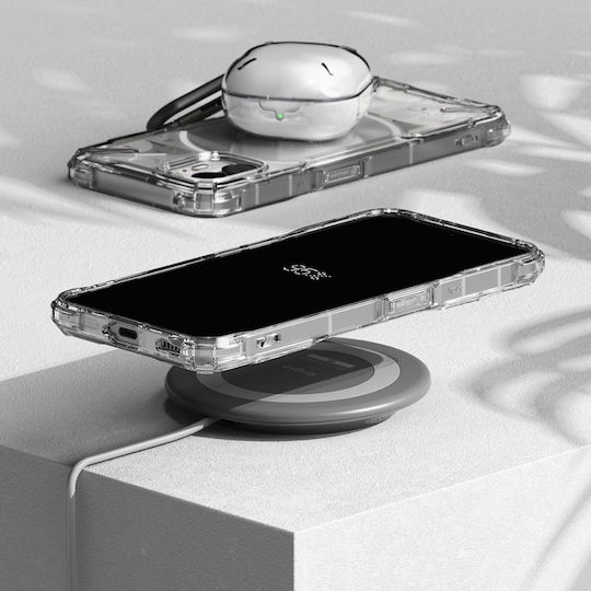 Ringke Fusion X Clear Back Cover Silicon 2mm cu Curea Transparent (Nothing Phone 2)