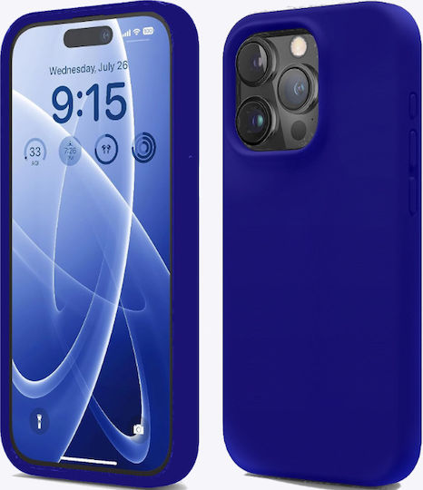 Elago Premium Liquid Back Cover Σιλικόνης 1.7mm Μπλε (iPhone 15 Pro)
