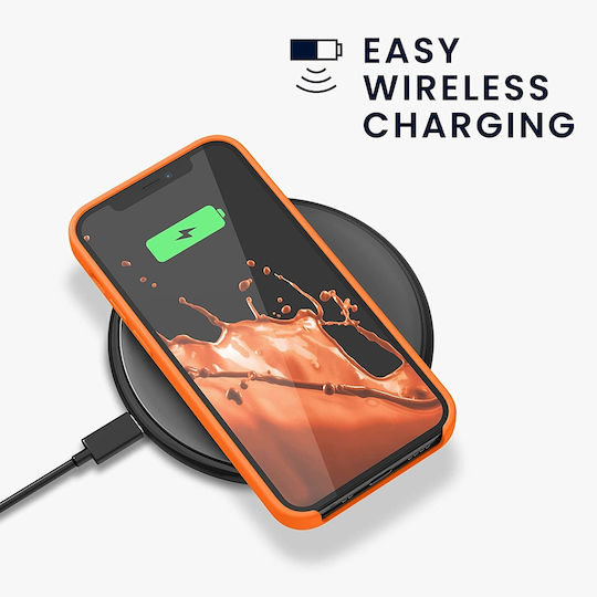 KWmobile Flexible Back Cover Σιλικόνης Cosmic Orange (iPhone 12 mini)