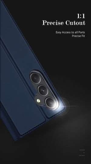 Dux Ducis Skin Pro Book Synthetic Leather / Leather Blue (Samsung A35 5G)