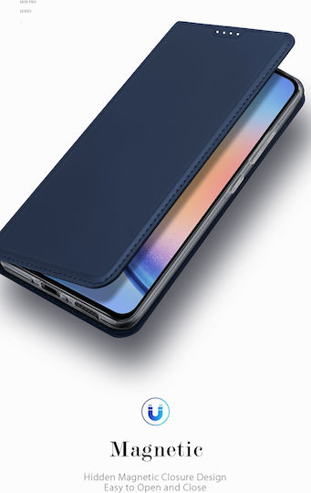Dux Ducis Skin Pro Book Synthetic Leather / Leather Blue (Samsung A35 5G)