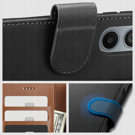 Tech-Protect Wallet Δερματίνης Μαύρο (Redmi Note 12S)