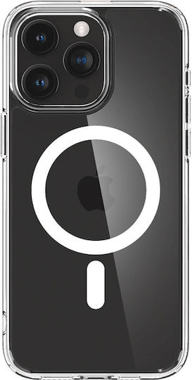Spigen Crystal Hybrid Back Cover Plastic / Silicone White (iPhone 15 Pro Max)