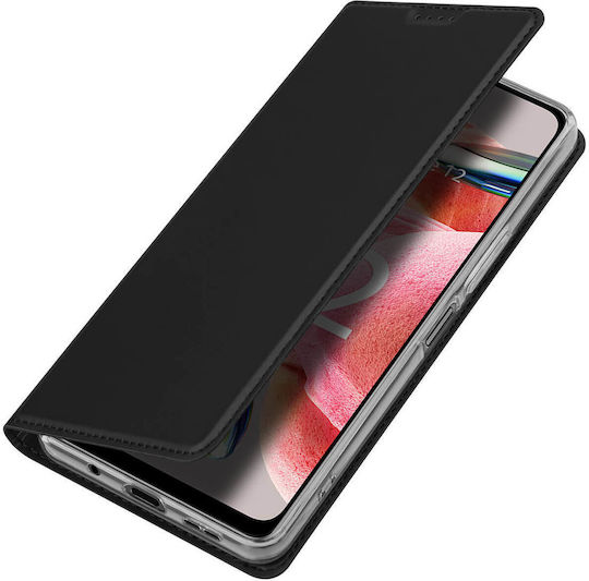 Dux Ducis Skin Pro Series Book Δερματίνης Μαύρο (Redmi Note 12 4G)
