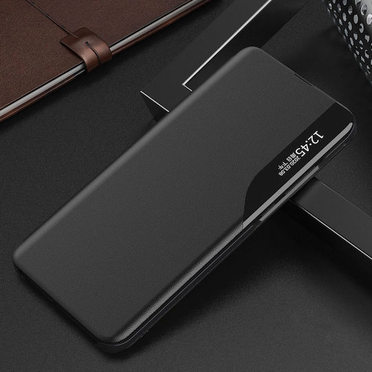 Hurtel Eco Leather View Book Δερματίνης Μαύρο (Redmi Note 12 Pro / Poco X5 Pro)