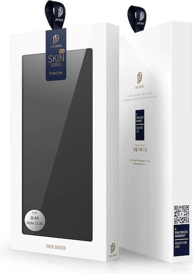 Dux Ducis Skin Pro Series Book Δερματίνης Μαύρο (Redmi Note 12 Pro+)