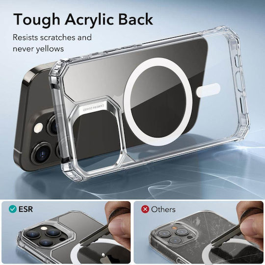 ESR Air Armor Halolock MagSafe Back Cover Silicone Transparent (iPhone 15 Pro)