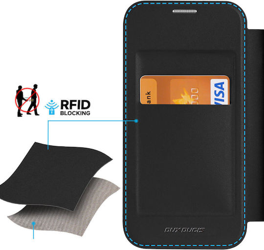 Dux Ducis Skin X Pro Back Cover Piele / Silicon / Plastic Negru (iPhone 15 Pro Max)