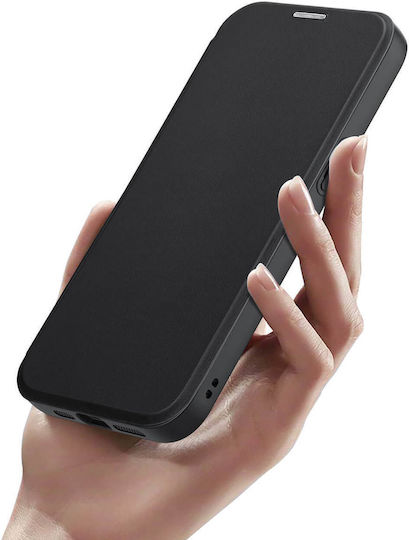 Dux Ducis Skin X Pro Back Cover Piele / Silicon / Plastic Negru (iPhone 15 Pro Max)