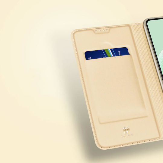 Dux Ducis Skin Pro Книга Изкуствена кожа Златист (Xiaomi Redmi Note 12 5G / Poco X5 5G)