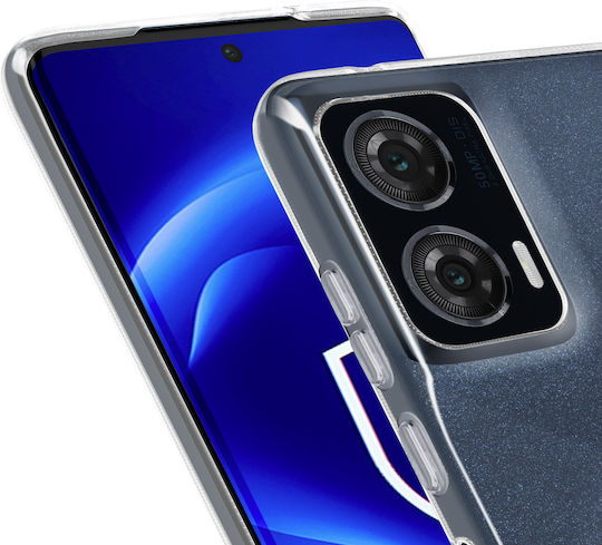 3MK Clear Back Cover Tempered Glass 1.2mm with Strap Transparent (Motorola Moto Edge 50 Fusion)