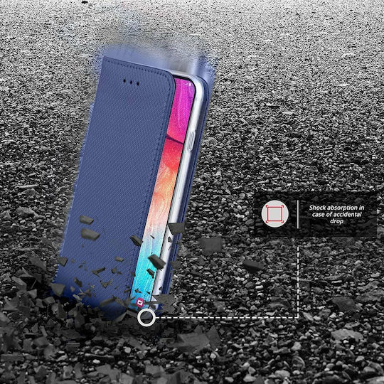 Smart Magnet Book Δερματίνης Μπλε (Redmi Note 10 / 10s / Poco M5s)