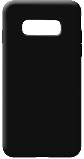 Senso Soft Touch Back Cover Σιλικόνης Μαύρο (Galaxy S10e)