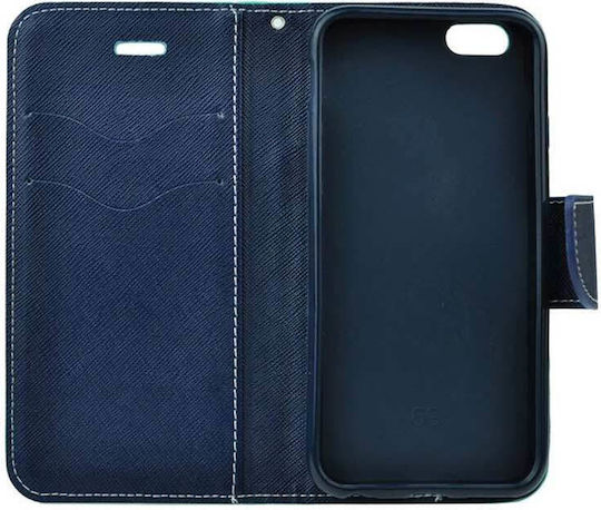Fancy Book Synthetic Leather Red / Navy (Xiaomi Mi 11 Lite / 11 Lite 5G / 11 Lite 5G NE)