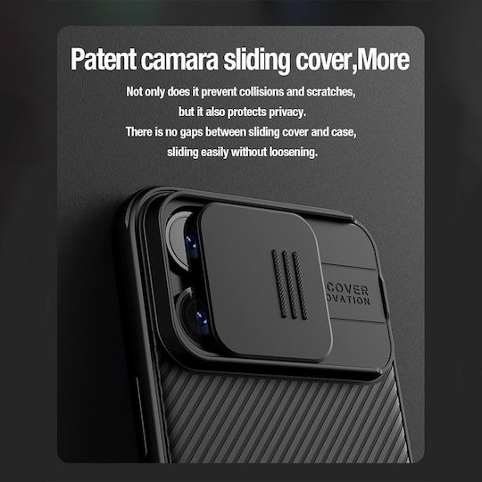 Nillkin CamShield Pro Back Cover Πλαστικό / Σιλικόνης 0.2mm Μαγνητικό Deep Purple (iPhone 15 Pro Max)