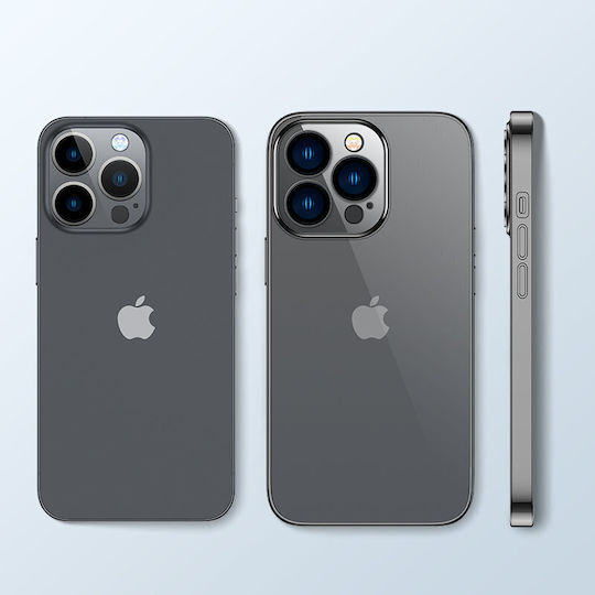 Joyroom 14q Back Cover Πλαστικό Σετ με Τζαμάκι Μαύρο (iPhone 14)