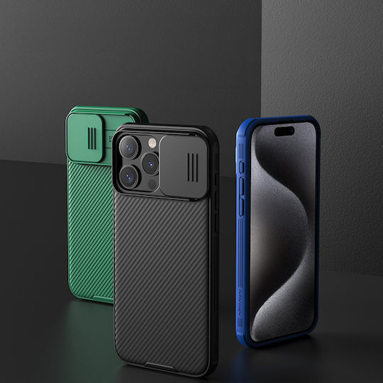Nillkin Camshield Pro Back Cover Plastic / Silicone Black (iPhone 15 Pro Max)