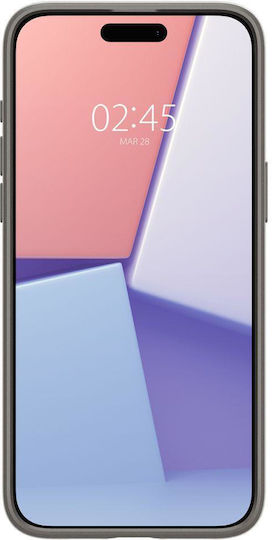 Spigen Thin Fit Umschlag Rückseite Silikon 1.55mm Gunmetal (iPhone 15 Pro)