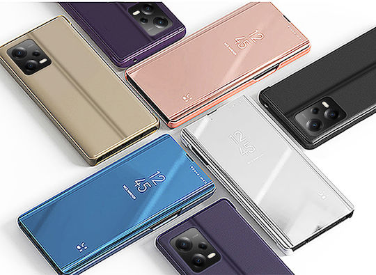 Hurtel Clear View Book Μαύρο (Redmi Note 12 Pro / Poco X5 Pro)