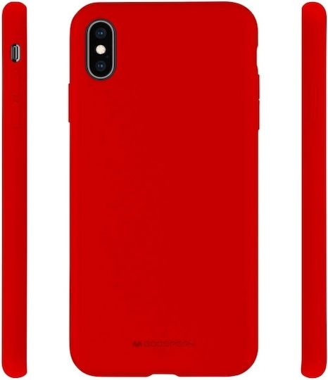 4KOM Back Cover Silicon Roșu (iPhone X / XS)