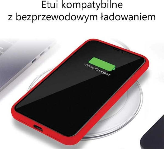 4KOM Back Cover Silicon Roșu (iPhone X / XS)