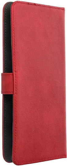 Universal Book Case Common Size L Iphone 6 Plus 7 Plus 8 Plus Xs Max 11 Pro Max Samsung S20 Fe S21 Fe S10 Plus A10 A32 A54 Xiaomi 12 Lite Huawei P30 Pro Red