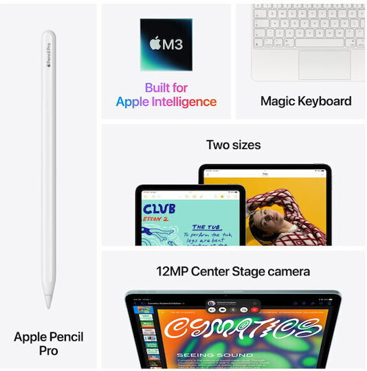 Apple iPad Air 2025 11Inches (8GB/256GB) Blue