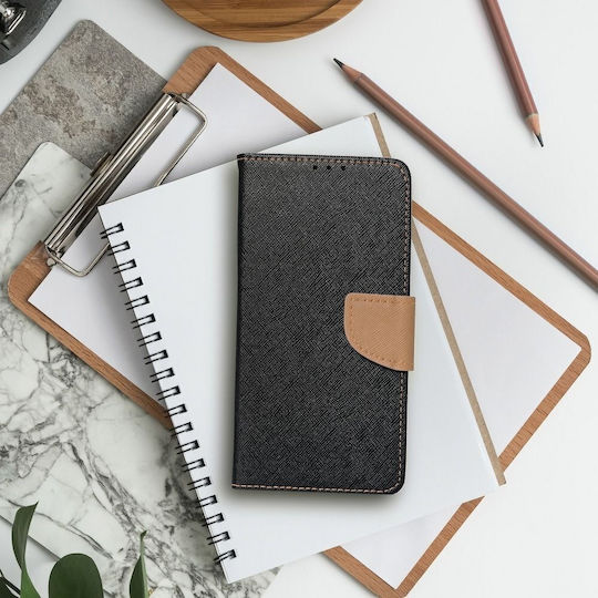 Tel1 Fancy Diary Wallet Δερματίνης Μαύρο (Galaxy A13 5G)