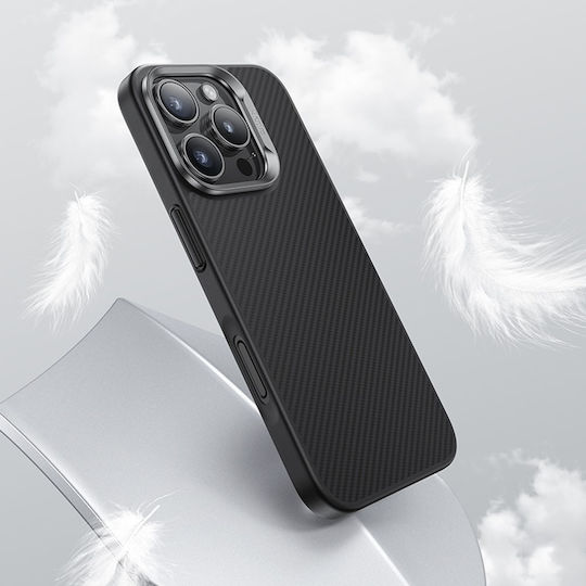 Benks Back Cover Aramid Fiber Μαύρο (iPhone 16 Pro Max)