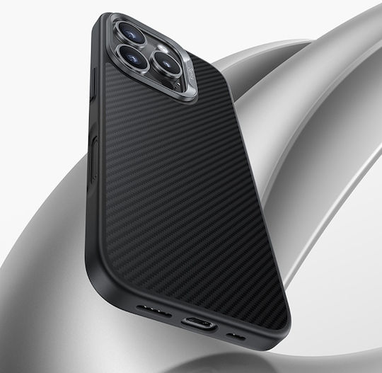 Benks Back Cover Aramid Fiber Μαύρο (iPhone 16 Pro Max)