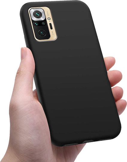 Erbord Back Cover Σιλικόνης Μαύρο (Redmi Note 10 Pro)