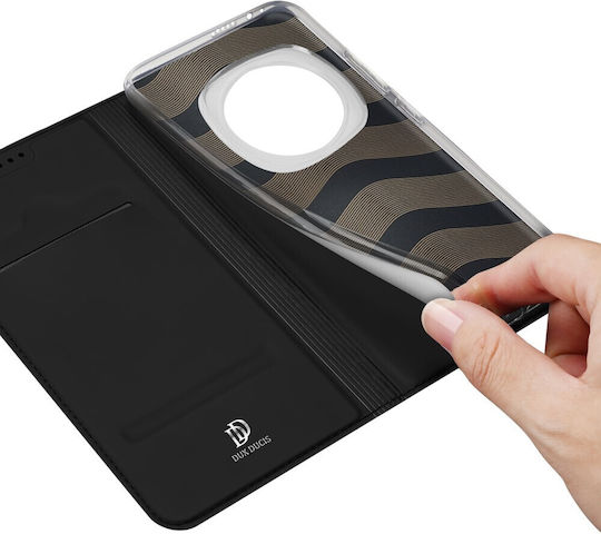 Dux Ducis Book Synthetic Leather / Silicone / Plastic Black (Honor Magic6 Pro 5G)
