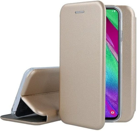 Element Smart Magnet Book Silicon Auriu (Galaxy A51)