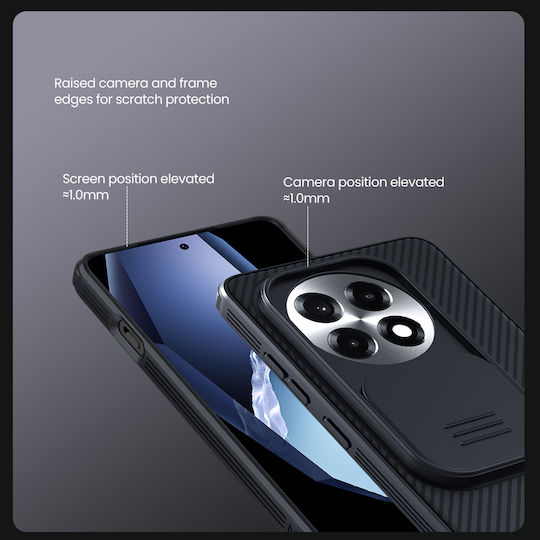Nillkin Camshield Pro Umschlag Rückseite Kunststoff Schwarz (OnePlus 13R)