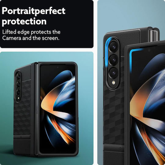 Caseology Caseology Parallax Back Cover Plastic / Silicone Matte Black (Galaxy Z Fold5)