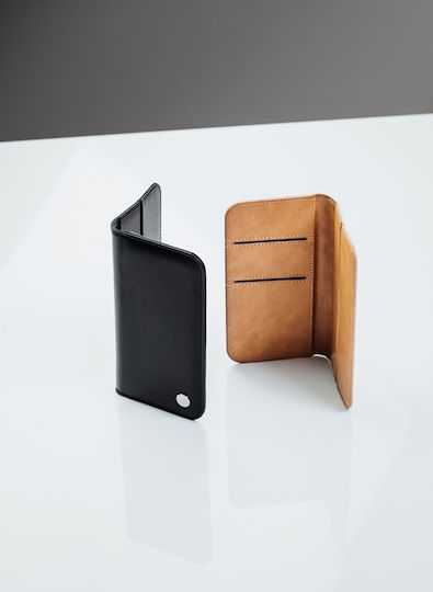 Moshi Overture Wallet Δερματίνης Jet Black (iPhone 13 Pro)