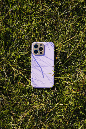 Moshi Napa Slim Back Cover Piele artificială Lavender Purple (iPhone 14 Plus)