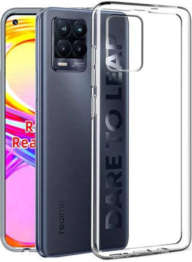 Back Cover Σιλικόνης 1mm Διάφανο (Realme 8/8 Pro)