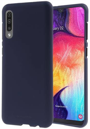Matt Back Cover Σιλικόνης 1.2mm Navy Μπλε (Galaxy A50)
