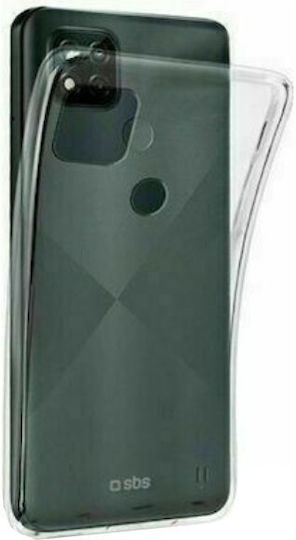 Slim Umschlag Rückseite Silikon 1mm Transparent (Realme C21)