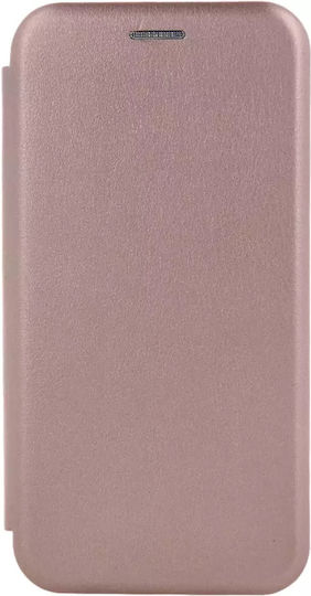 Book Δερματίνης Ροζ Χρυσό (Galaxy S10 Lite)